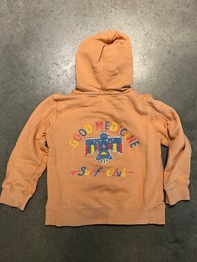 Faherty Steven Paul Judd Good Medicine Surf Club Hoodie - Peach Kids Sweatshirt